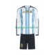 Dječja Domaći Home Dresova Argentina World Cup 2026 Dugim Rukavima