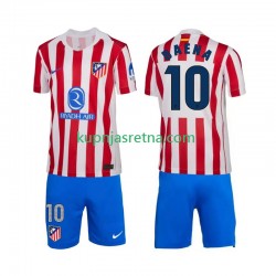Dječja Domaći Home Dresova Atlético Madrid Alex Baena 10 2025-2026 Kratkih Rukava Dječja Domaći Home Dresova Atlético Madrid Alex Baena 10 2025-2026 Kratkih Rukava