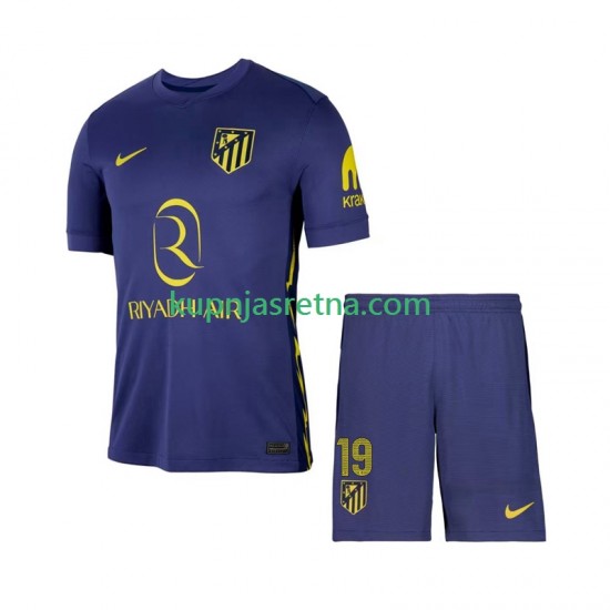 Dječja Gostujući Away Dresova Atlético Madrid Julian Alvarez 19 2025-2026 Kratkih Rukava