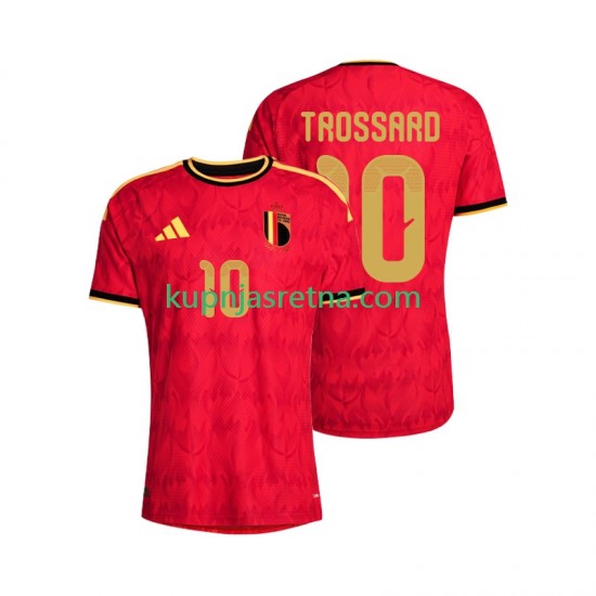 Muškarci Domaći Home Dresova Belgija Leandro Trossard 10 World Cup 2026 Kratkih Rukava