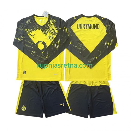 Dječja Domaći Home Dresova Borussia Dortmund 2025-2026 Dugim Rukavima