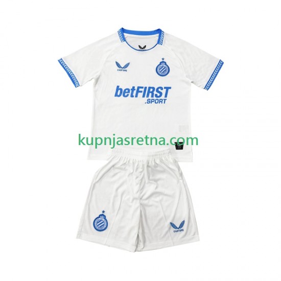 Dječja Gostujući Away Dresova Club Brugge 2025-2026 Kratkih Rukava