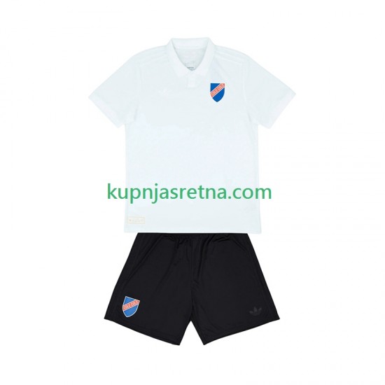 Dječja Domaći Home Dresova Colo-Colo 2025-2026 Centenary Kratkih Rukava
