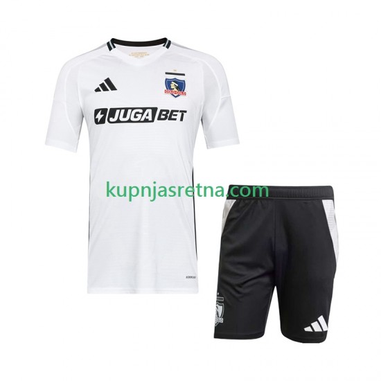 Dječja Domaći Home Dresova Colo-Colo 2025-2026 Kratkih Rukava