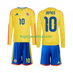 Dječja Domaći Home Dresova Kolumbija James Rodriguez 10 World Cup 2026 Dugim Rukavima Dječja Domaći Home Dresova Kolumbija James Rodriguez 10 World Cup 2026 Dugim Rukavima