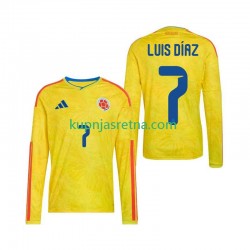 Muškarci Domaći Home Dresova Kolumbija Luis Diaz 7 World Cup 2026 Dugim Rukavima Muškarci Domaći Home Dresova Kolumbija Luis Diaz 7 World Cup 2026 Dugim Rukavima
