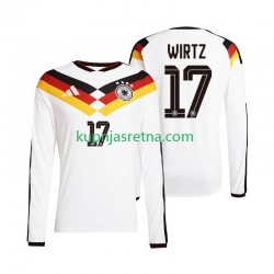 Muškarci Domaći Home Dresova Njemačka Florian Wirtz 17 World Cup 2026 Dugim Rukavima Muškarci Domaći Home Dresova Njemačka Florian Wirtz 17 World Cup 2026 Dugim Rukavima
