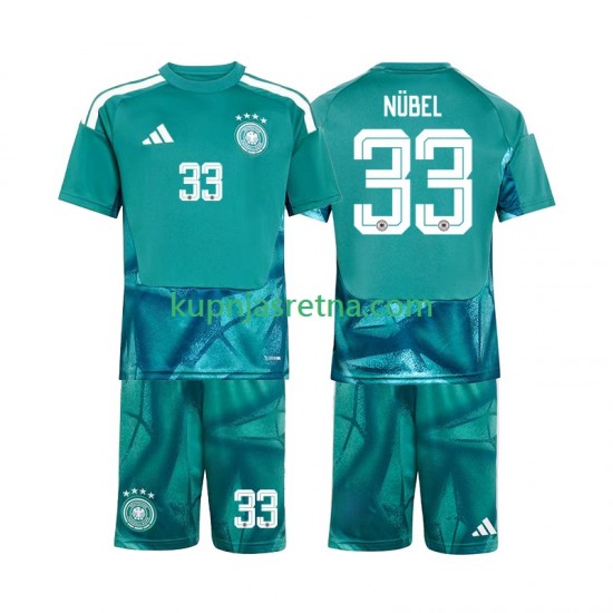 Dječja Domaći Home Golmanski Dresova Njemačka Alexander Nubel 33 World Cup 2026 Kratkih Rukava