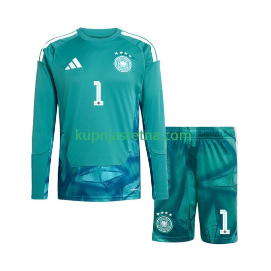 Dječja Domaći Home Golmanski Dresova Njemačka Manuel Neuer 1 World Cup 2026 Dugim Rukavima