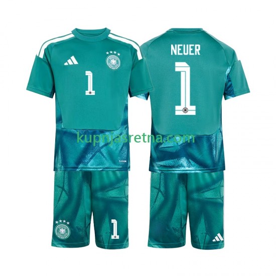 Dječja Domaći Home Golmanski Dresova Njemačka Manuel Neuer 1 World Cup 2026 Kratkih Rukava