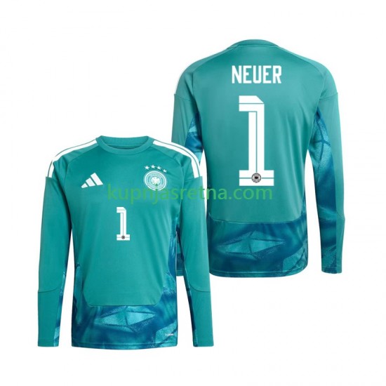 Muškarci Domaći Home Golmanski Dresova Njemačka Manuel Neuer 1 World Cup 2026 Dugim Rukavima