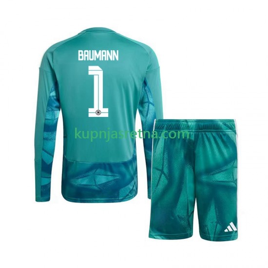 Dječja Domaći Home Golmanski Dresova Njemačka Oliver Baumann 1 World Cup 2026 Dugim Rukavima