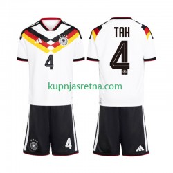 Dječja Domaći Home Dresova Njemačka Jonathan Tah 4 World Cup 2026 Kratkih Rukava