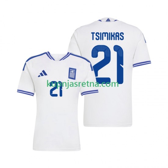 Muškarci Domaći Home Dresova Grčka Konstantinos Tsimikas 21 2026 Kratkih Rukava