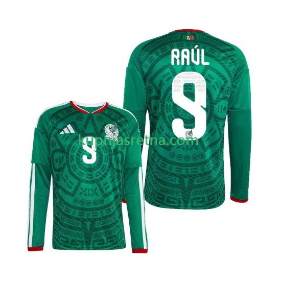 Muškarci Domaći Home Dresova Meksiko Raul Jimenez 9 World Cup 2026 Dugim Rukavima