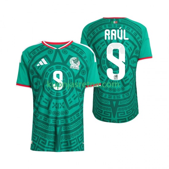 Muškarci Domaći Home Dresova Meksiko Raul Jimenez 9 World Cup 2026 Kratkih Rukava
