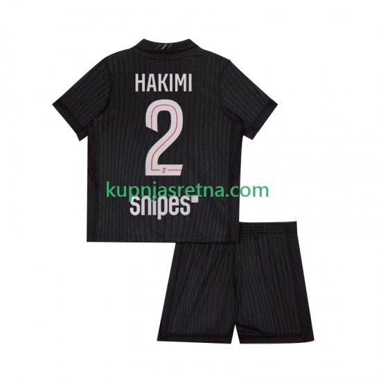 Dječja Četvrti Dresova Paris Saint-Germain Achraf Hakimi 2 2025-2026 Kratkih Rukava