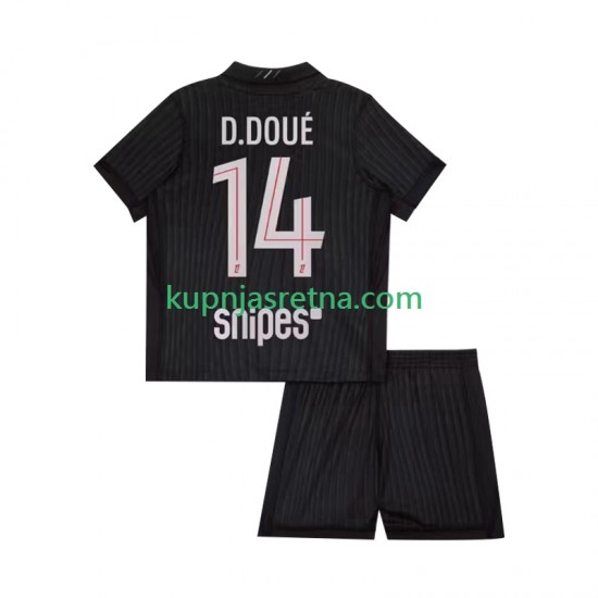 Dječja Četvrti Dresova Paris Saint-Germain Desire Doue 14 2025-2026 Kratkih Rukava