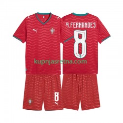 Dječja Domaći Home Dresova Portugal Bruno Fernandes 8 World Cup 2026 Kratkih Rukava
