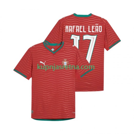Muškarci Domaći Home Dresova Portugal Rafael Leao 17 World Cup 2026 Kratkih Rukava