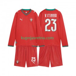 Dječja Domaći Home Dresova Portugal Vitinha 23 World Cup 2026 Dugim Rukavima