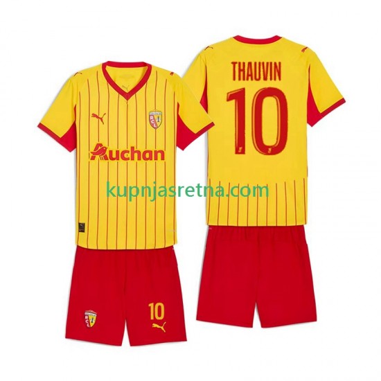 Dječja Domaći Home Dresova RC Lens Florian Thauvin 10 2025-2026 Kratkih Rukava