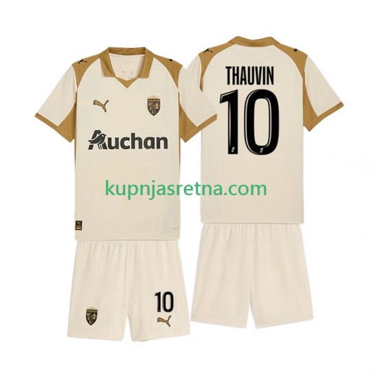 Dječja Treći Dresova RC Lens Florian Thauvin 10 2025-2026 Kratkih Rukava