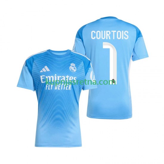 Muškarci Domaći Home Golmanski Dresova Real Madrid Thibaut Courtois 1 2025-2026 Kratkih Rukava