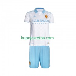 Dječja Domaći Home Dresova Real Zaragoza 2025-2026 Kratkih Rukava