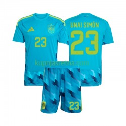 Dječja Domaći Home Golmanski Dresova Španjolska Unai Simon 23 World Cup 2026 Kratkih Rukava