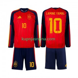 Dječja Domaći Home Dresova Španjolska Lamine Yamal 10 World Cup 2026 Dugim Rukavima