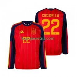 Muškarci Domaći Home Dresova Španjolska Marc Cucurella 22 World Cup 2026 Dugim Rukavima