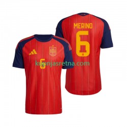 Muškarci Domaći Home Dresova Španjolska Mikel Merino 6 World Cup 2026 Kratkih Rukava