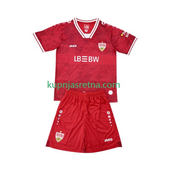 Dječja Gostujući Away Dresova VfB Stuttgart 2025-2026 Kratkih Rukava