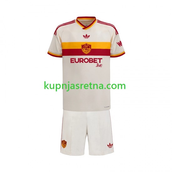 Dječja Gostujući Away Dresova Roma 2026-2027 Kratkih Rukava