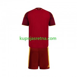 Dječja Domaći Home Dresova Roma 2026-2027 Kratkih Rukava