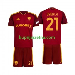 Dječja Domaći Home Dresova Roma Paulo Dybala 21 2026-2027 Kratkih Rukava