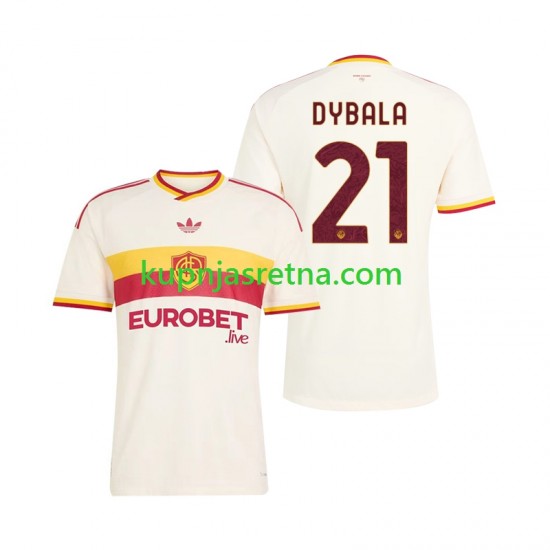 Muškarci Gostujući Away Dresova Roma Paulo Dybala 21 2026-2027 Kratkih Rukava