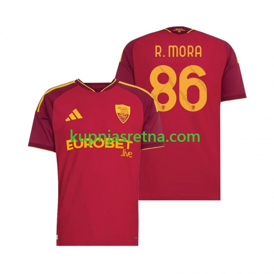 Muškarci Domaći Home Dresova Roma Rodrigo Mora 86 2026-2027 Kratkih Rukava