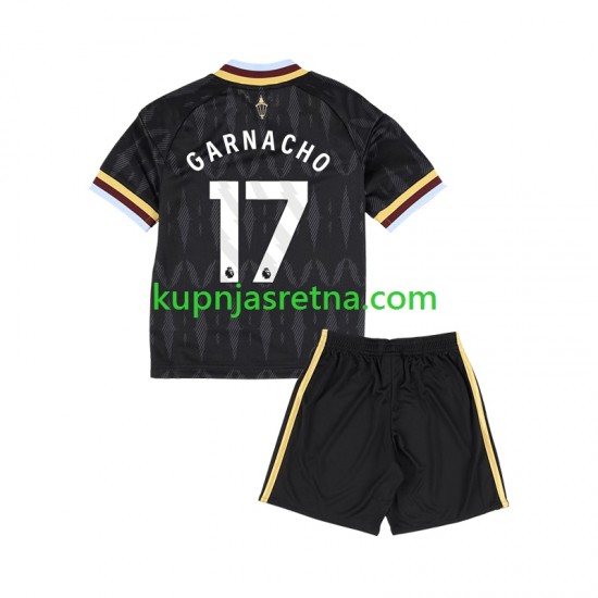 Dječja Gostujući Away Dresova Aston Villa Alejandro Garnacho 17 2026-2027 Kratkih Rukava