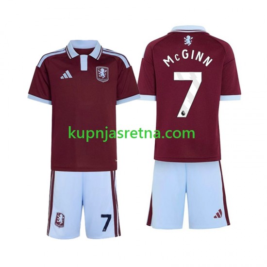 Dječja Domaći Home Dresova Aston Villa John McGinn 7 2026-2027 Kratkih Rukava