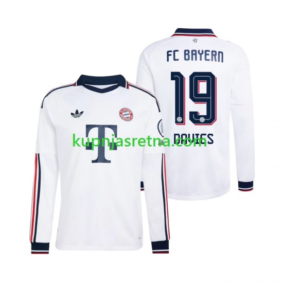 Muškarci Gostujući Away Dresova FC Bayern München Alphonso Davies 19 2026-2027 Dugim Rukavima