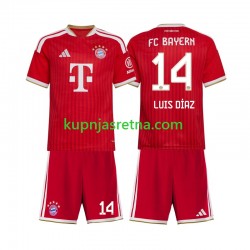 Dječja Domaći Home Dresova FC Bayern München Luis Diaz 14 2026-2027 Kratkih Rukava