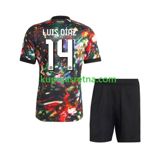 Dječja Domaći Home Dresova FC Bayern München Luis Diaz 14 Oktoberfest 2026-2027 Kratkih Rukava