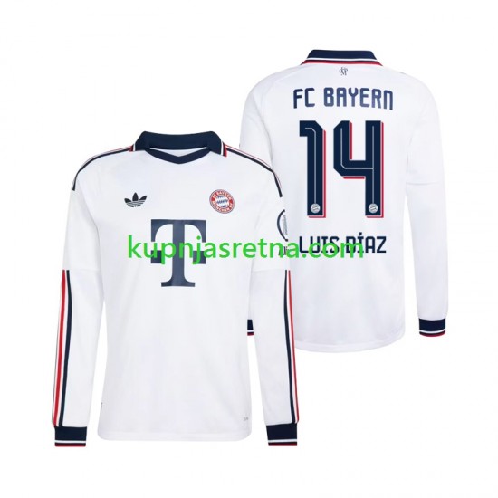 Muškarci Gostujući Away Dresova FC Bayern München Luis Diaz 14 2026-2027 Dugim Rukavima
