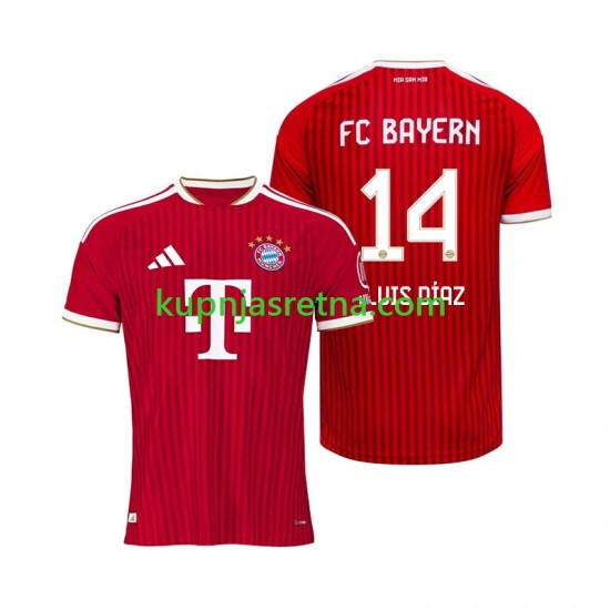 Muškarci Domaći Home Dresova FC Bayern München Luis Diaz 14 2026-2027 Kratkih Rukava