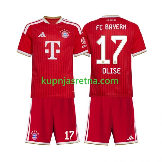 Dječja Domaći Home Dresova FC Bayern München Michael Olise 17 2026-2027 Kratkih Rukava