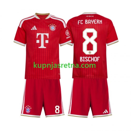 Dječja Domaći Home Dresova FC Bayern München Tom Bischof 8 2026-2027 Kratkih Rukava