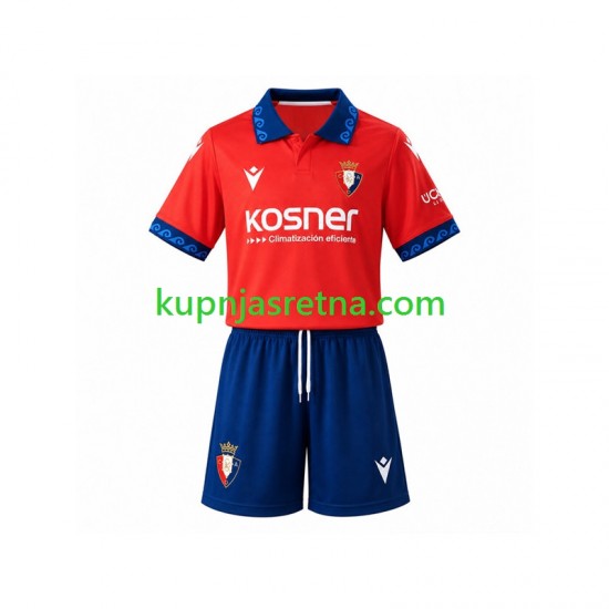 Dječja Domaći Home Dresova CA Osasuna 2026-2027 Kratkih Rukava
