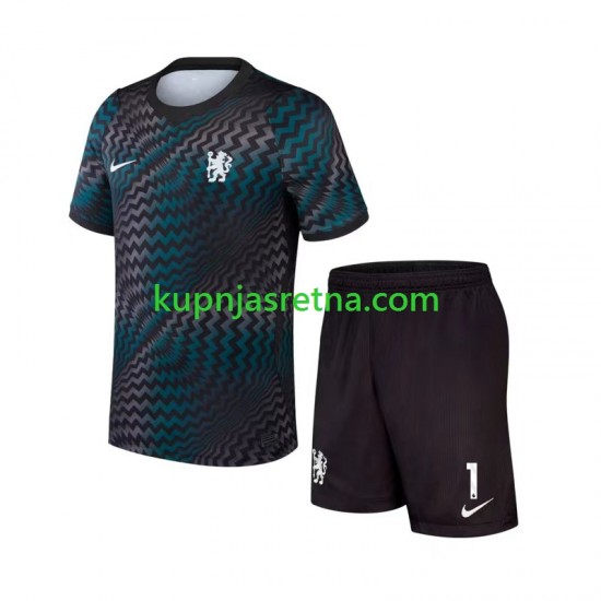 Dječja Domaći Home Golmanski Dresova Chelsea Emiliano Martinez 1 2026-2027 Kratkih Rukava